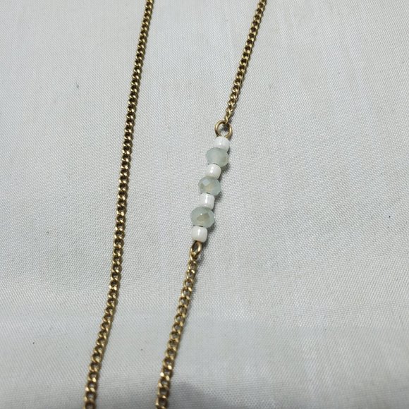 Ruff Hewn gold feather charm necklace - Picture 4 of 8